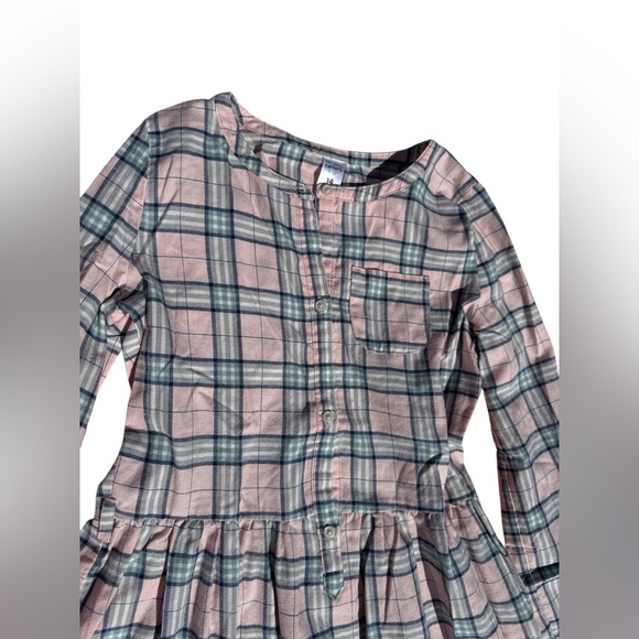Carter's Pink and Gray Plaid Dress - Picture 2 of 10